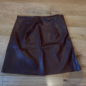 isalis leather skirt